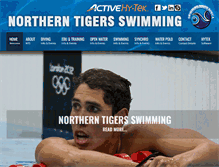 Tablet Screenshot of nts-swimming.co.za